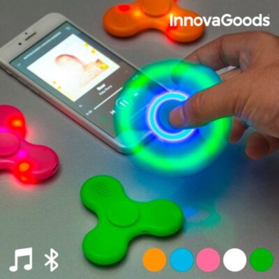 Spinner LED z głośnikiem i Bluetooth InnovaGoods